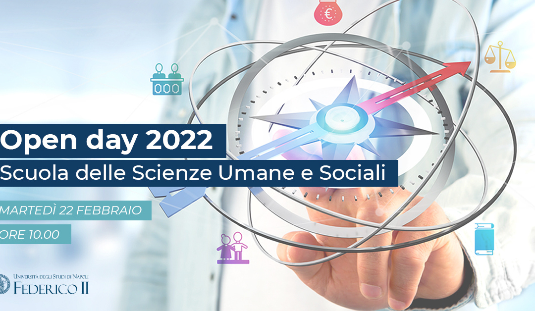 Banner Open day 2022 Scuola delle Scienze Umane e Sociali