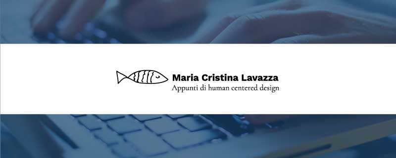 Banner Appunti di human centred design di Maria Cristina Lavazza